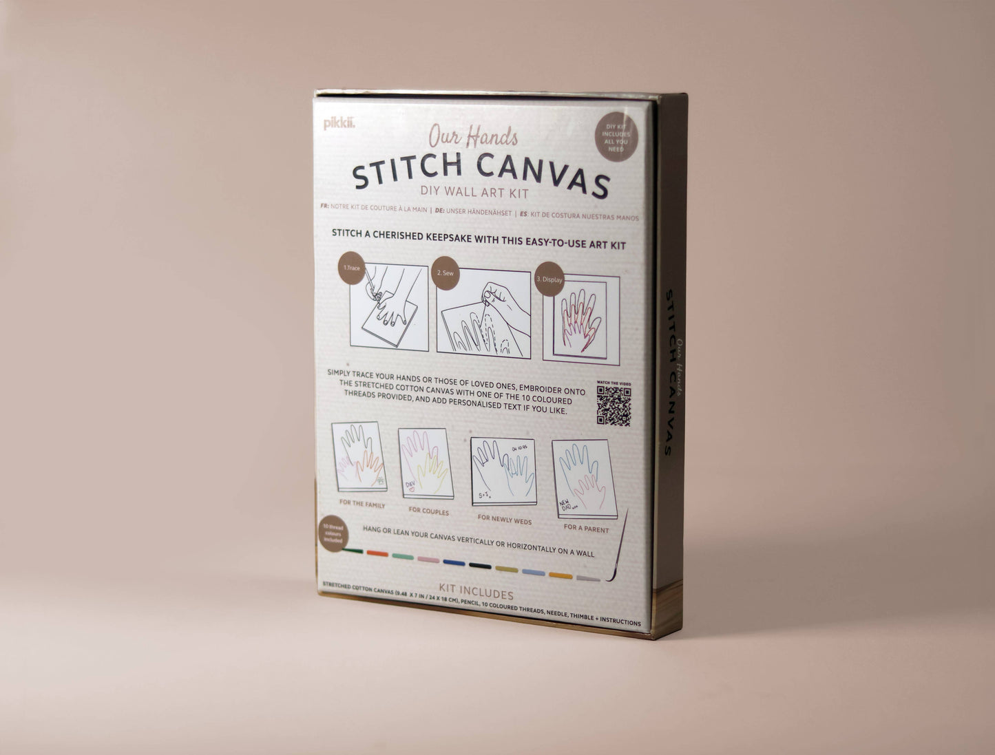 Pikkii | Embroidery Kit | Our Hands Stitch Canvas
