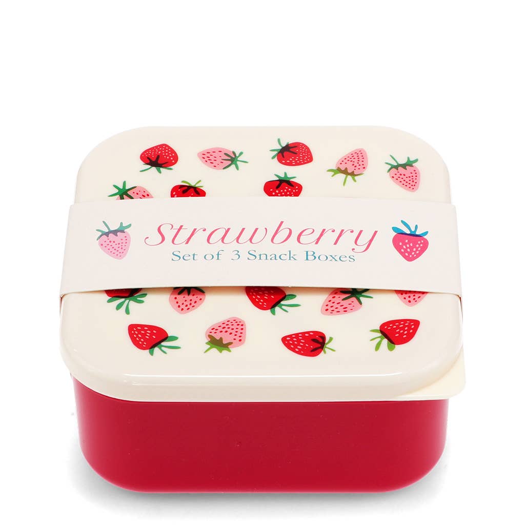 Rex | Set of 3 Snack Boxes | Strawberry