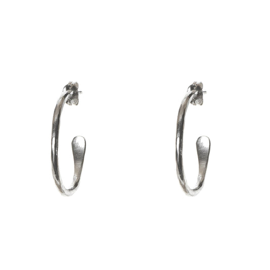 Just Trade | Plated Essentials Small Hoops Silver