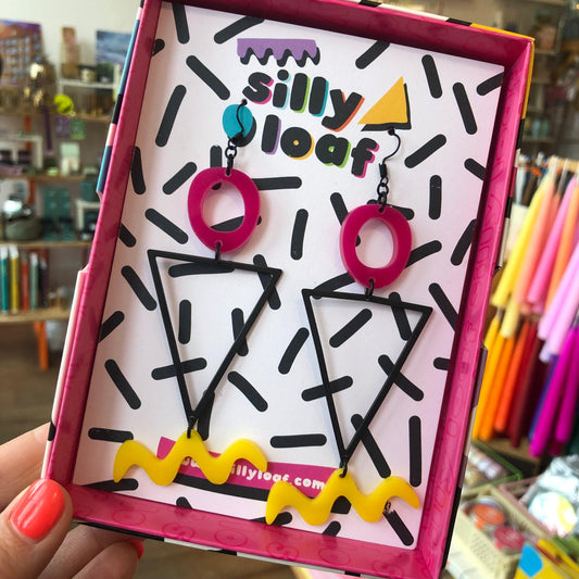 Silly Loaf | Statement 80s Style Statement Earrings