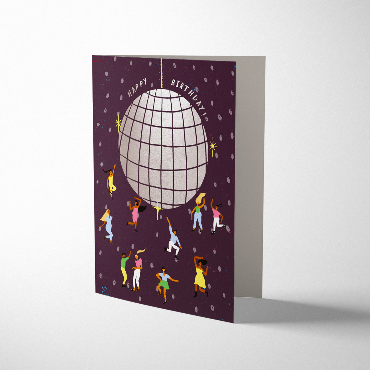 Greetings Card | "Happy Birthday Disco Ball"