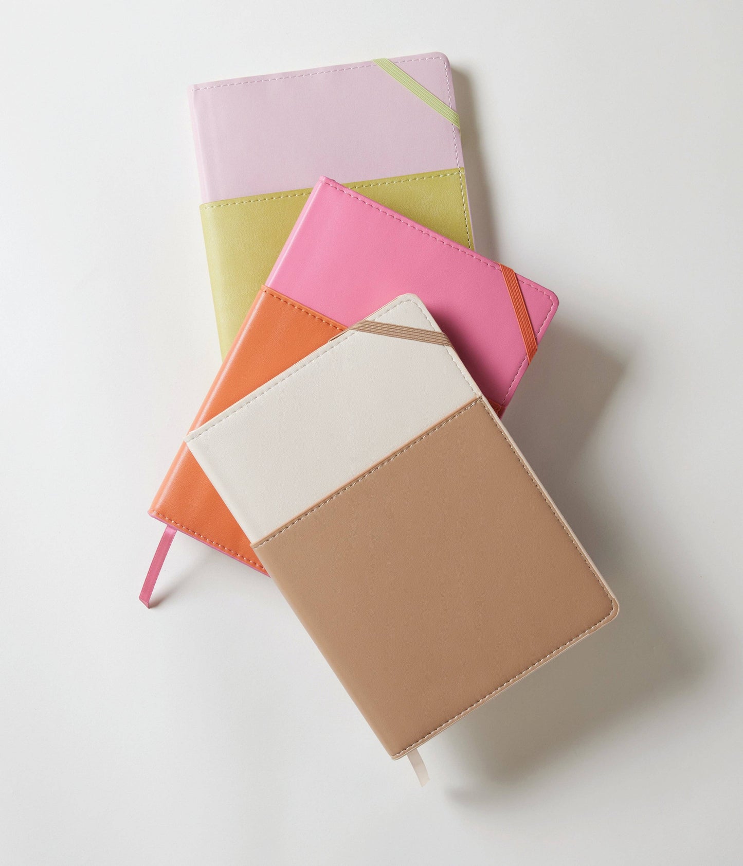 Designworks Collective -| Vegan Leather Pocket Journal | Ivory & Taupe