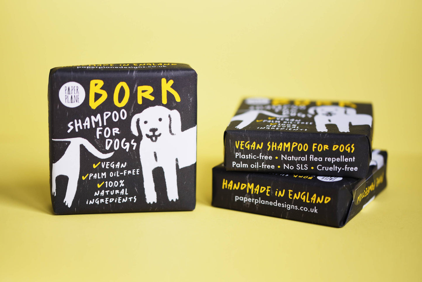 Paper Plane | Bork Dog Shampoo - Natural and plant-based bar