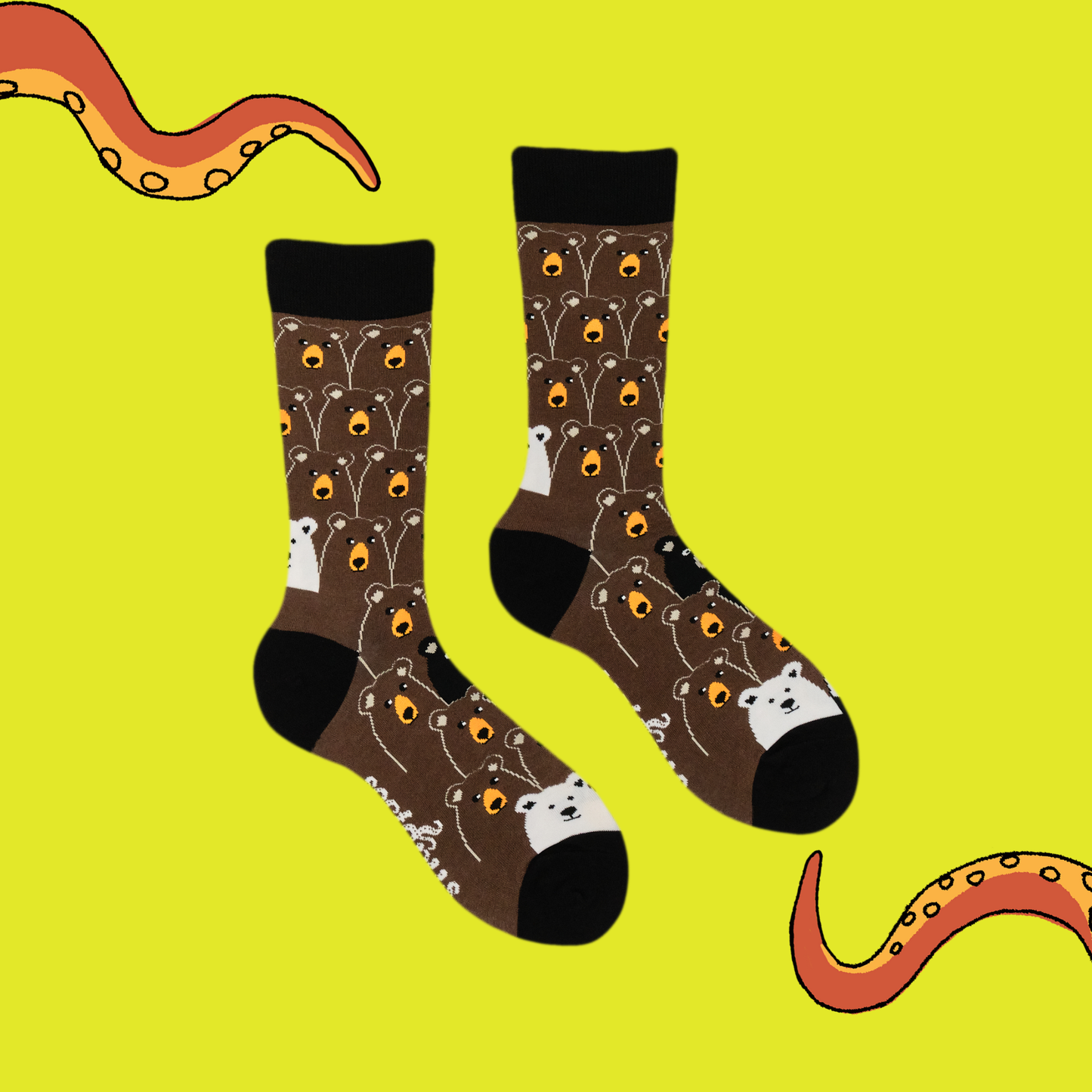 Socktopus | Womens Socks | Bear Hunt