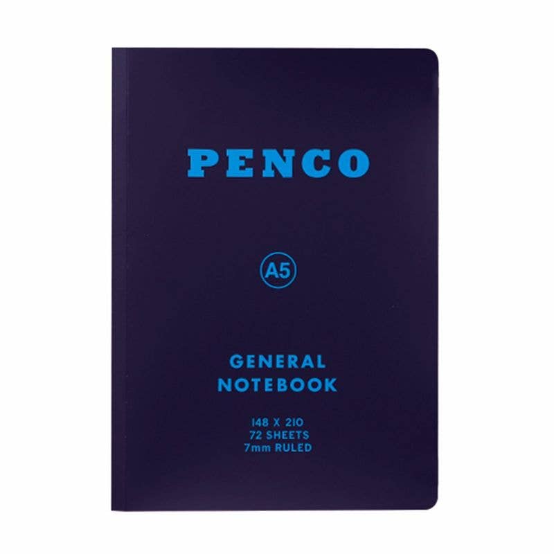 Penco | Notebook (Ruled A5) | Navy