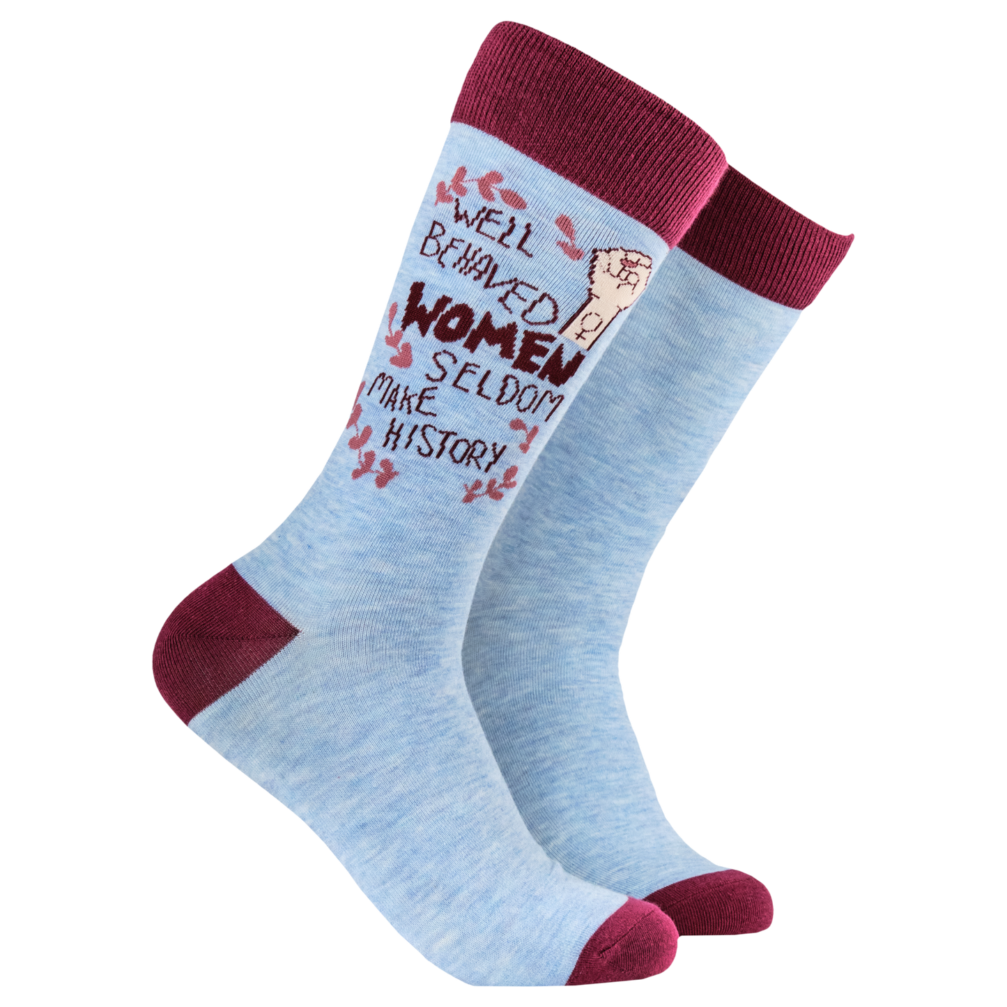 Socktopus | Feminist Socks | Well Behaved Women | S UK 4-8