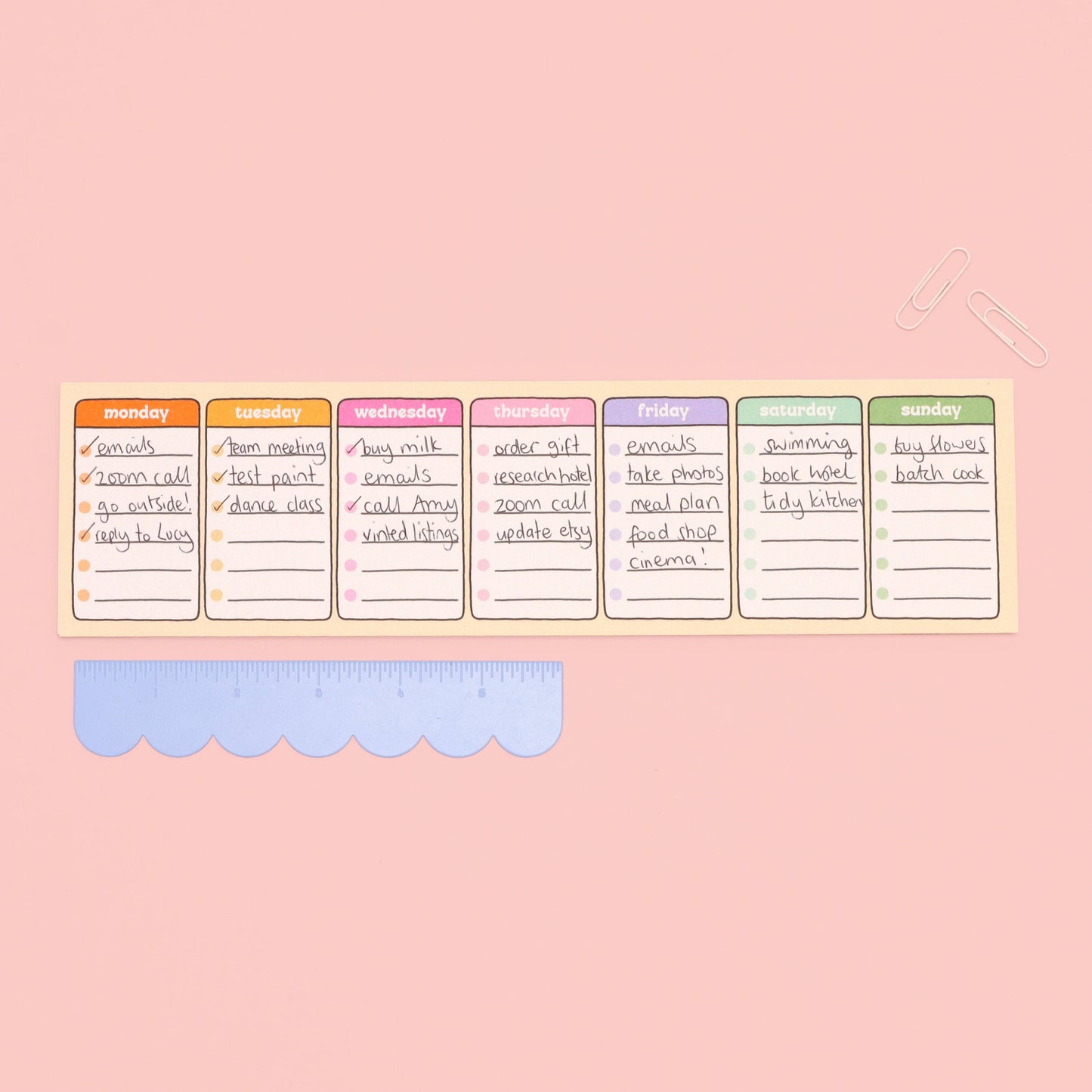 Oh, Laura | Keyboard Planner | Days of the Week