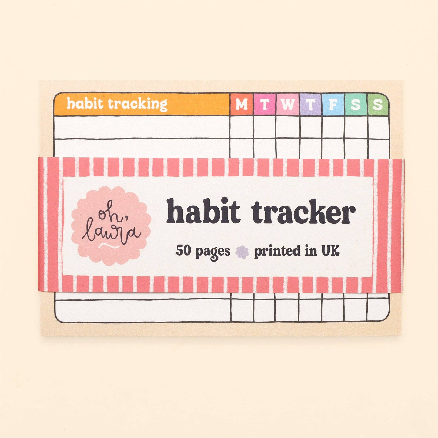 Oh, Laura | A6 Habit Tracker Notepad