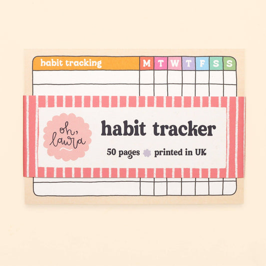 Oh, Laura | A6 Habit Tracker Notepad