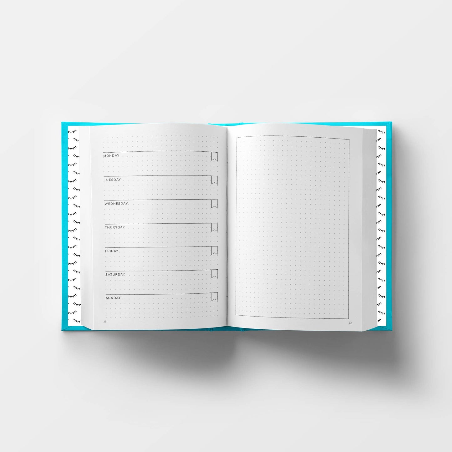 Positive Planner | Bullet Diary | Undated diary and bullet journal