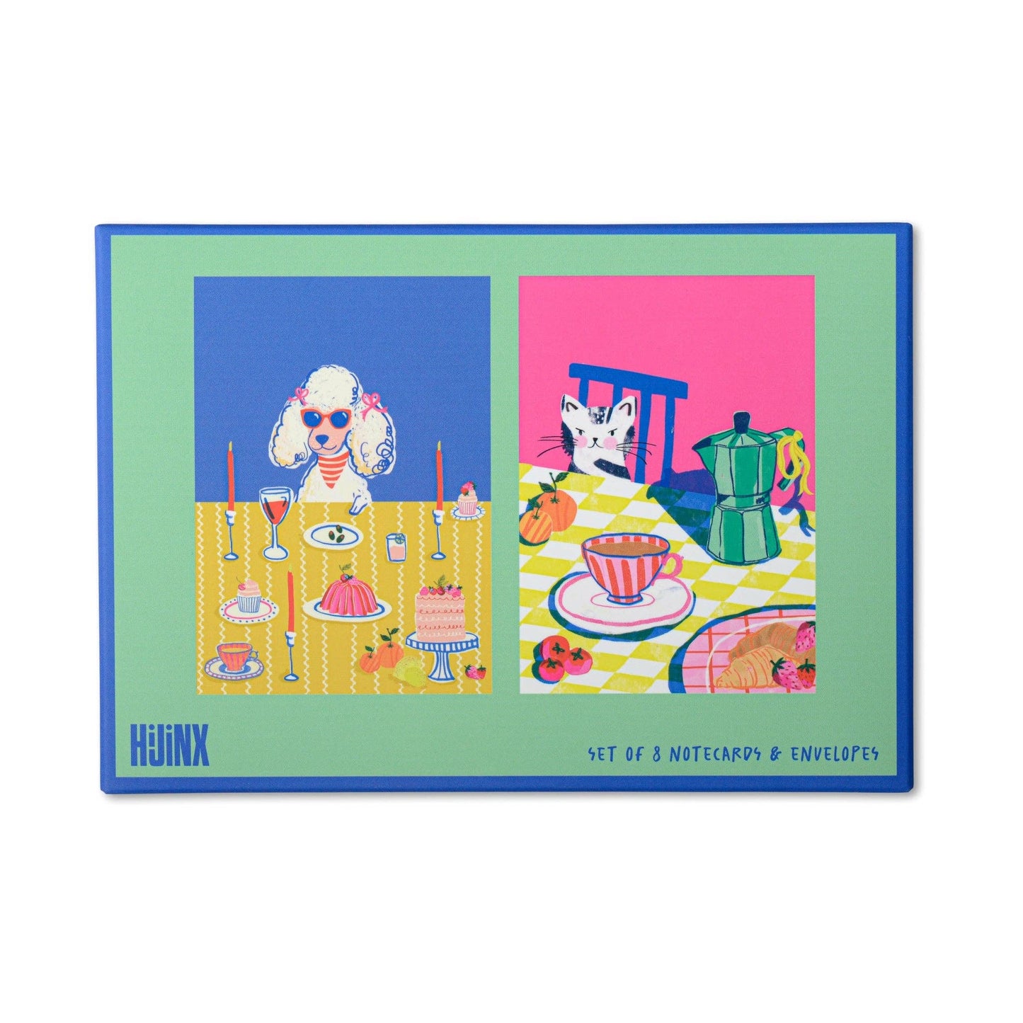 Designworks Collective | Hijinx Notecards (Set of 8) | Dinner Party