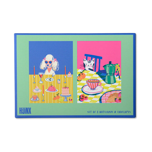 Designworks Collective | Hijinx Notecards (Set of 8) | Dinner Party