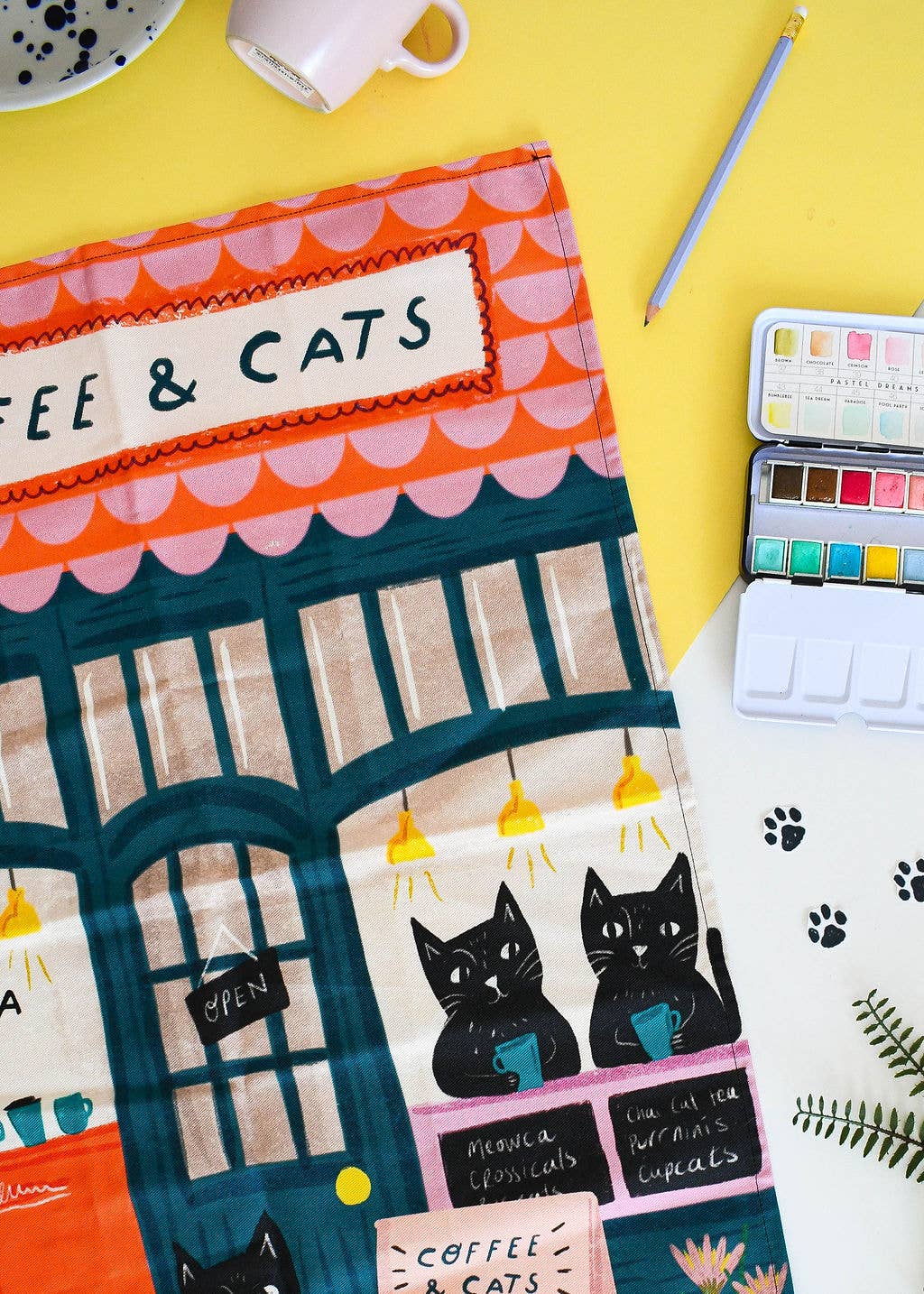Niaski | Tea Towel | Street Cats