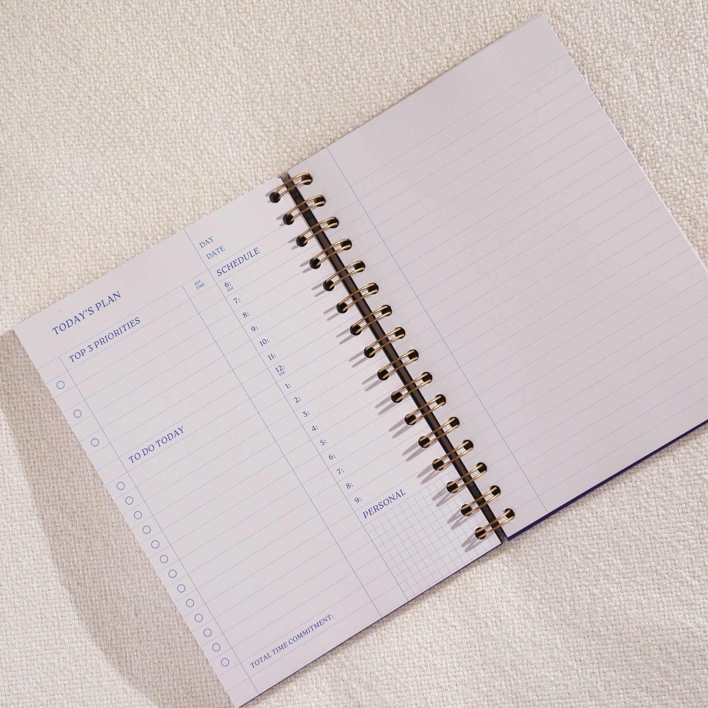 Good Tuesday | Daily Productivity Planner | Undated | Hardback | Purple