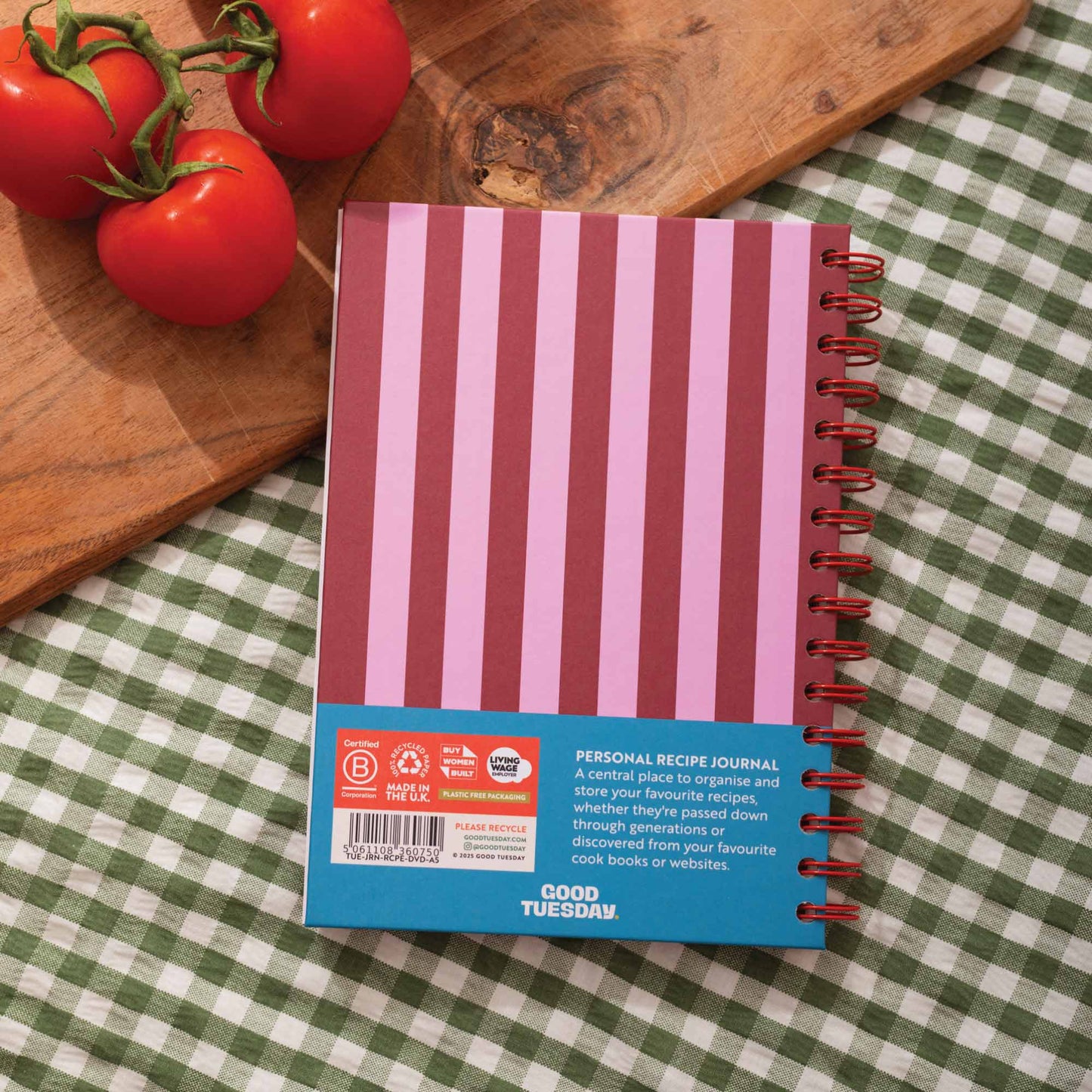 Good Tuesday | A5 Recipe Journal | Hardback | Dolce Vita