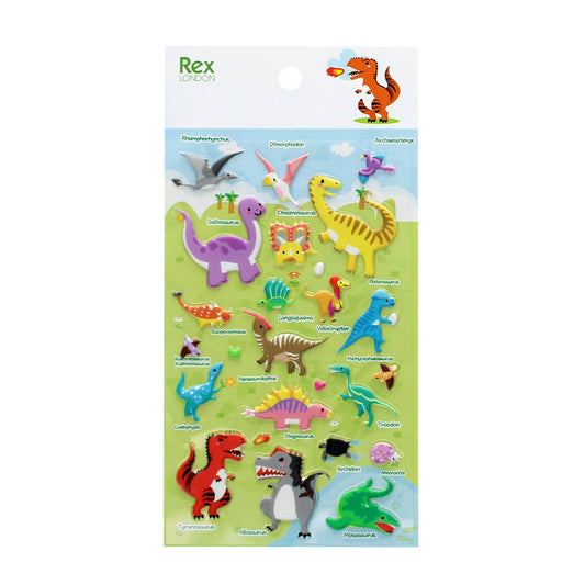 Rex | 3D Puffy Stickers | Dinosaurs