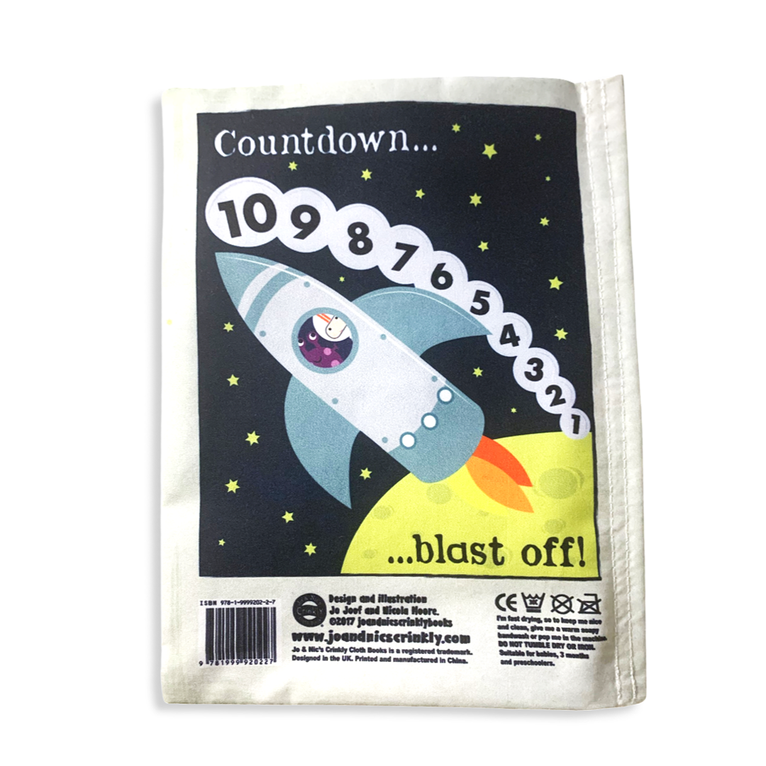 Crinkly Newspaper | Space Couting!