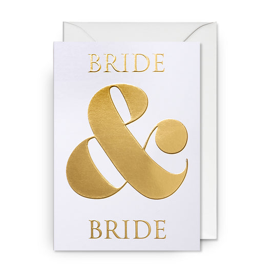 Greetings Card | "Bride & Bride"