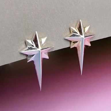 Vurchoo | South Africa 1109 | Rising Star Sterling Silver Stud Earrings