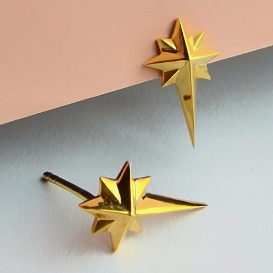 Vurchoo | South Africa 1116 | Rising Star Gold Stud Earrings