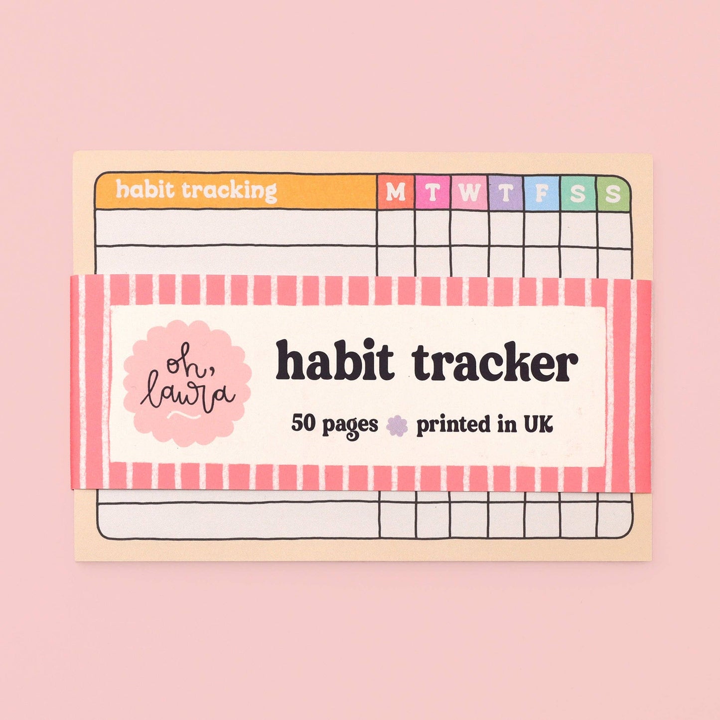 Oh, Laura | A6 Habit Tracker Notepad
