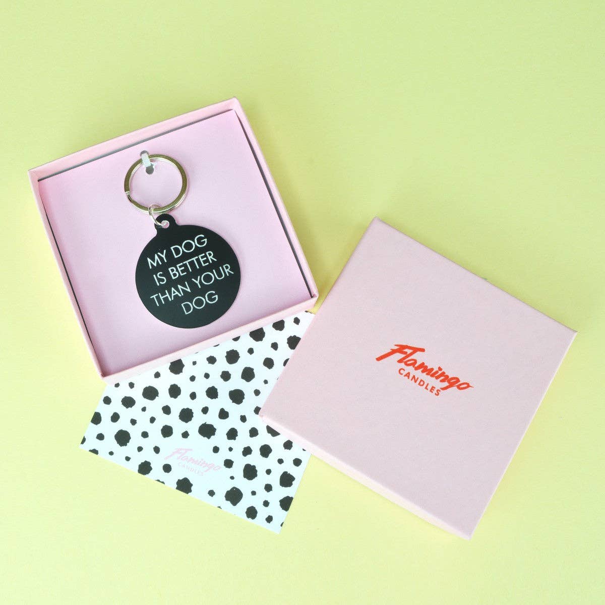Flamingo Candles | Keytag | Main Character Energy