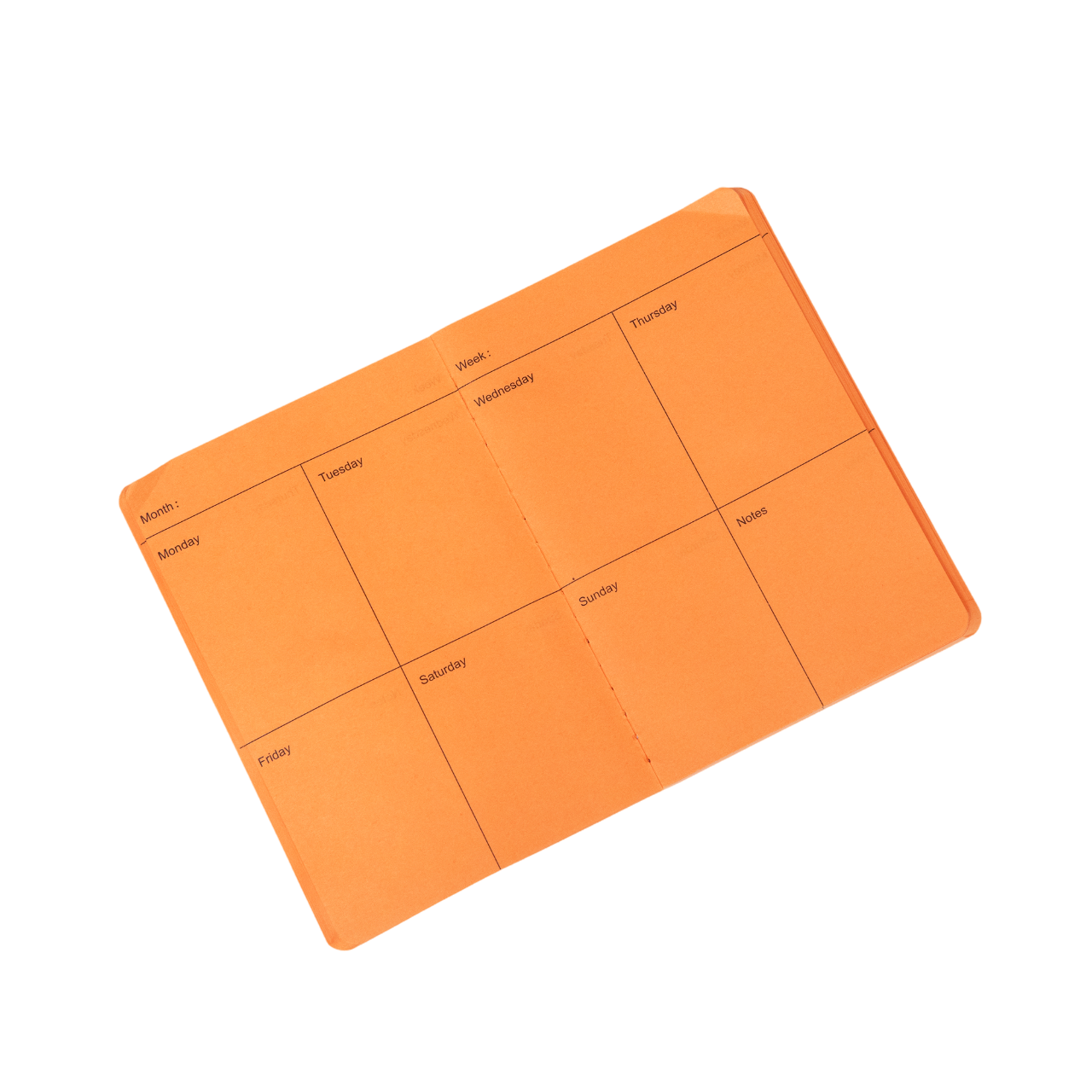 Helio Ferretti | Mushroom A6 Planner | Orange