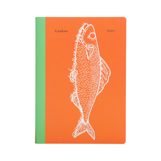 Helio Ferretti | A5 Pisces Random Notes Lined | Orange