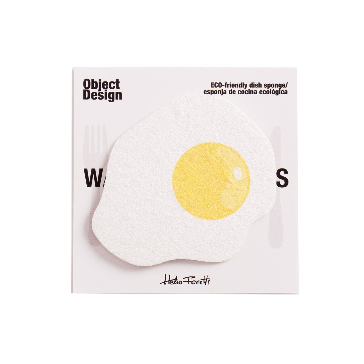 Helio Ferretti | Set of 2 Compressed Sponges | Fried Eggs