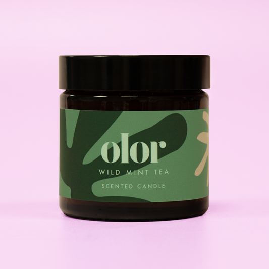 OLOR | Mini Jar Candle | Wild Mint Tea