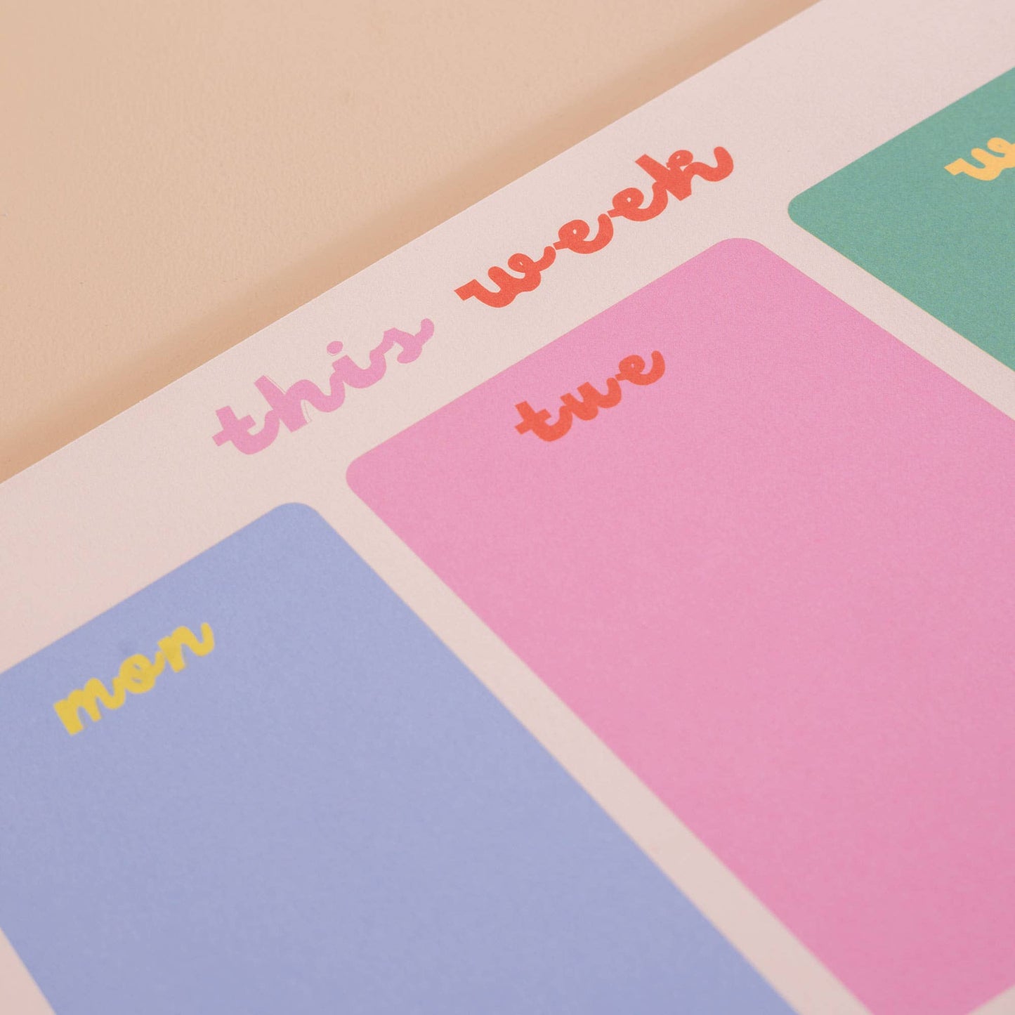 Good Tuesday | A4 Weekly Planner Pad | Bright Side