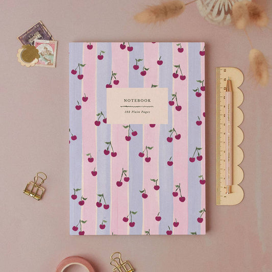 Sister Paper Co. | Plain Page Notebook | Cherries