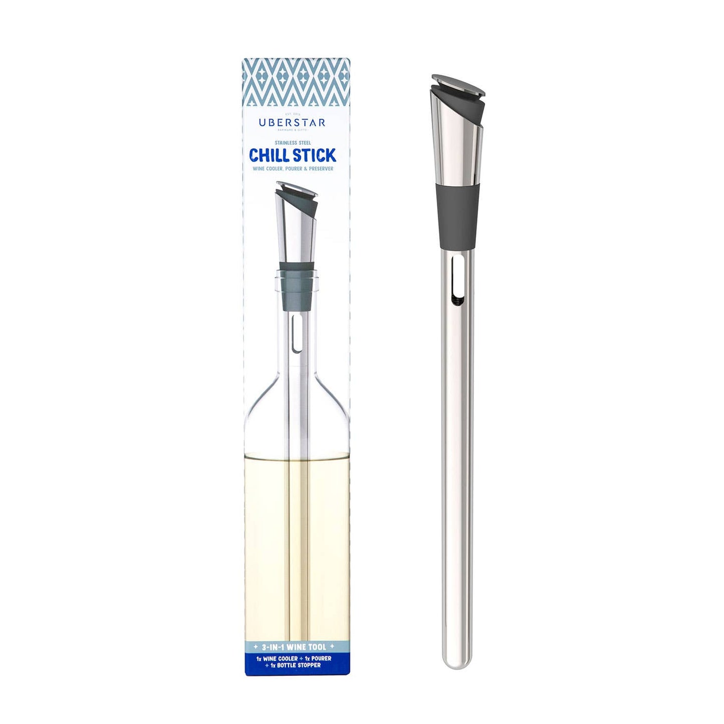 UBERSTAR | Stainless Steel Wine Chill Stick