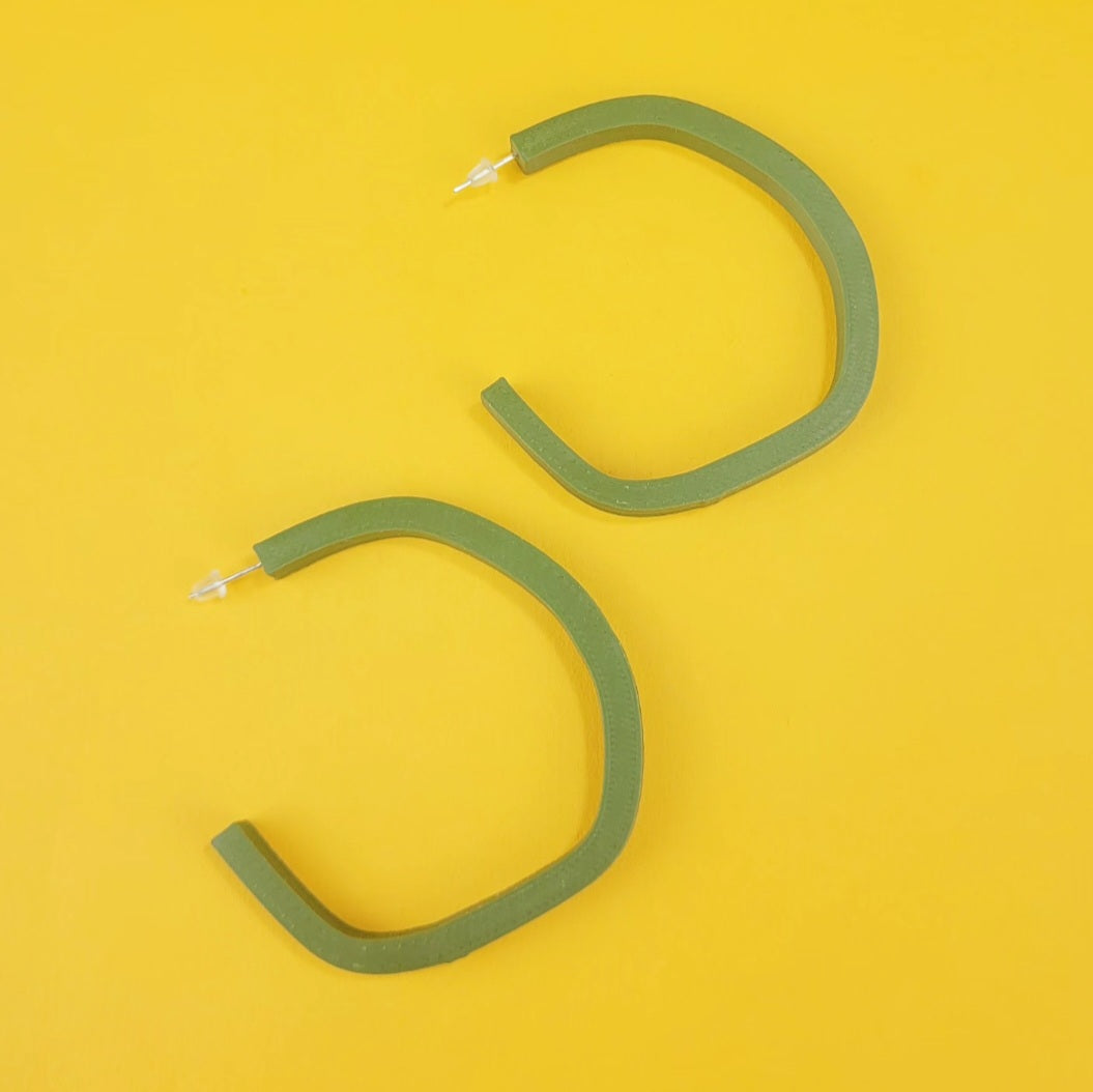 Will Sharp | Irregular Hoops | Khaki Green