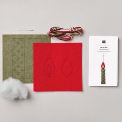 Rico | Embroidery Kit | Felt Candle Tag