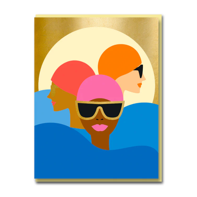 Greetings Card | Swimmers | "Blank"