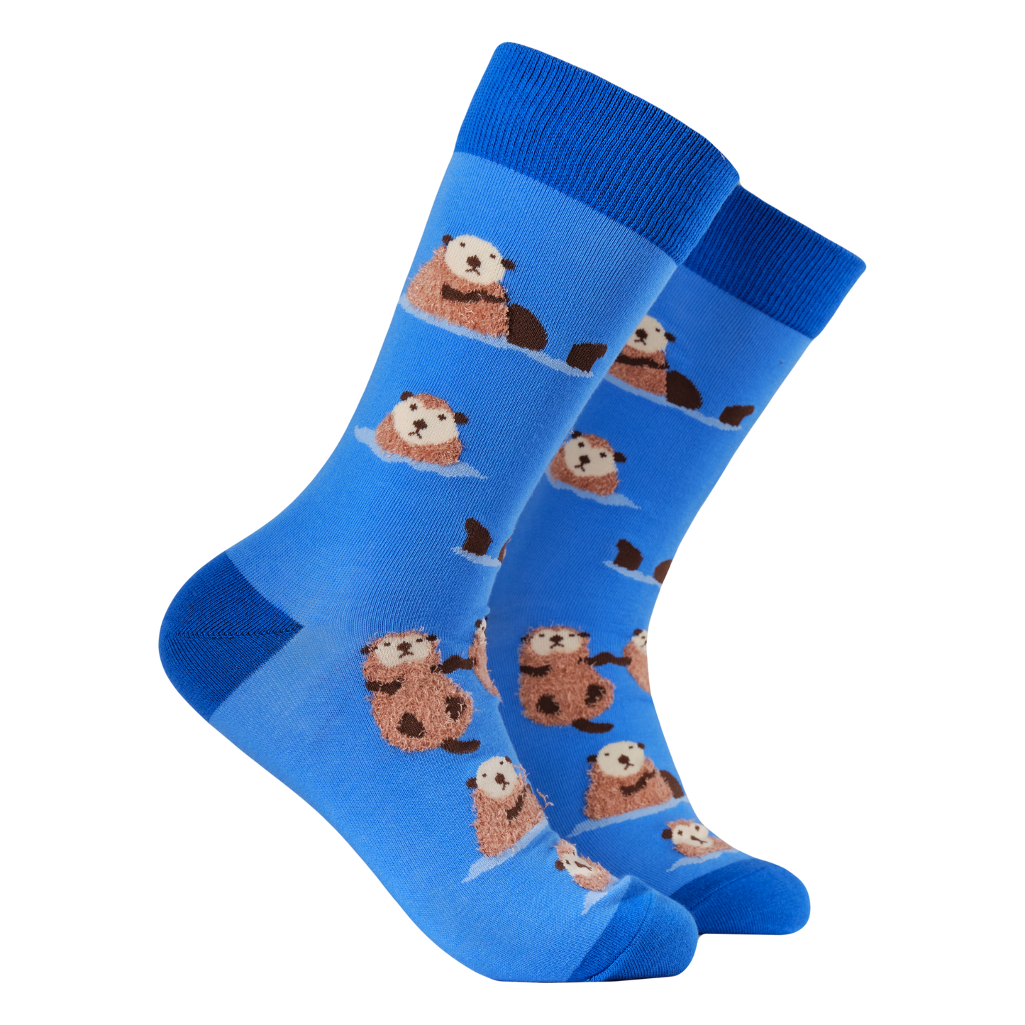 Socktopus | Fluffy Otter Blue | L UK 9-12