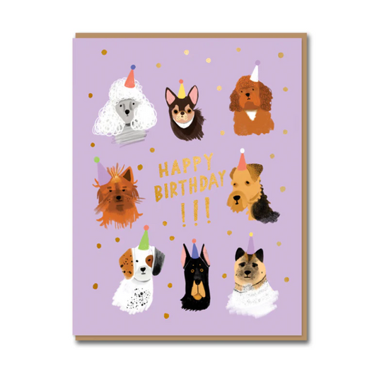 Greetings Card | Canine Crew | "Happy Birthday"