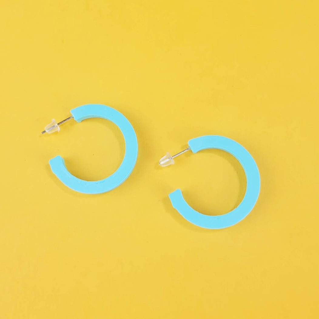 Will Sharp | Chunky Hoops | Pastel Blue