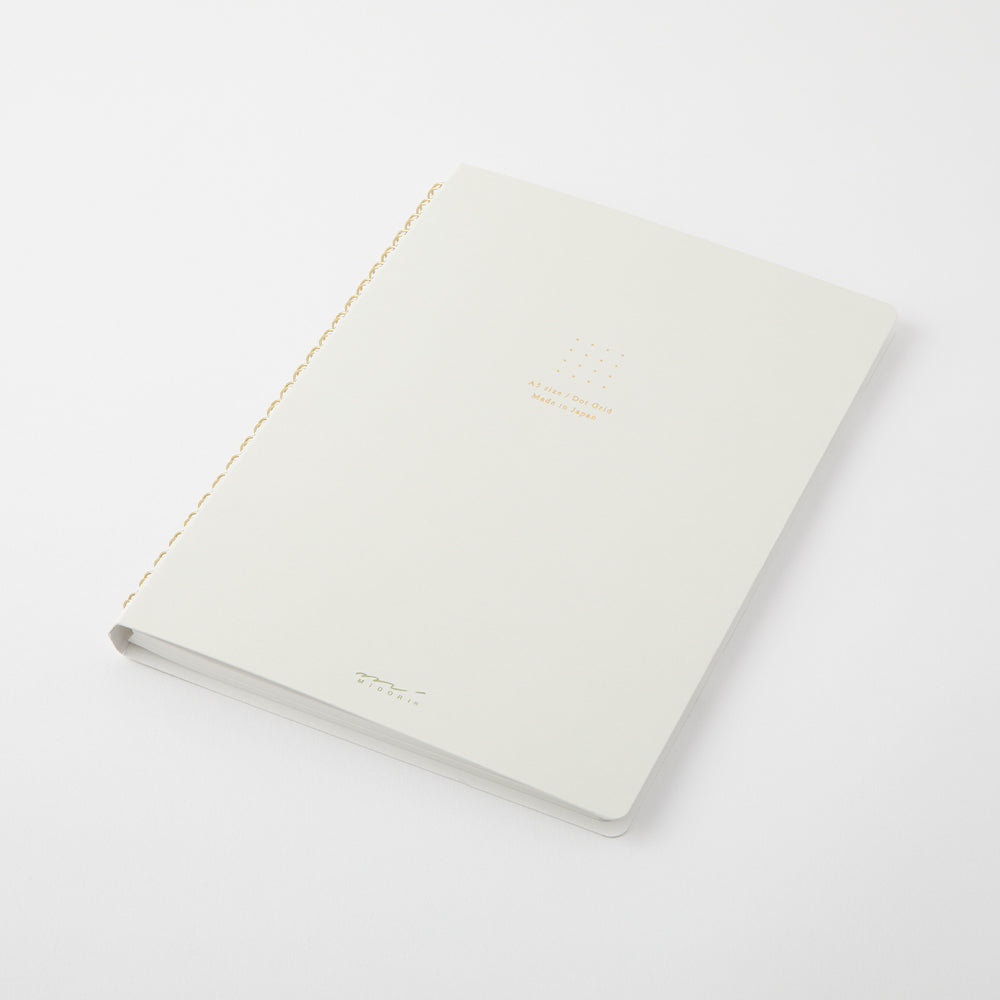 Midori | Ring notebook <A5> Color Dot Grid | White