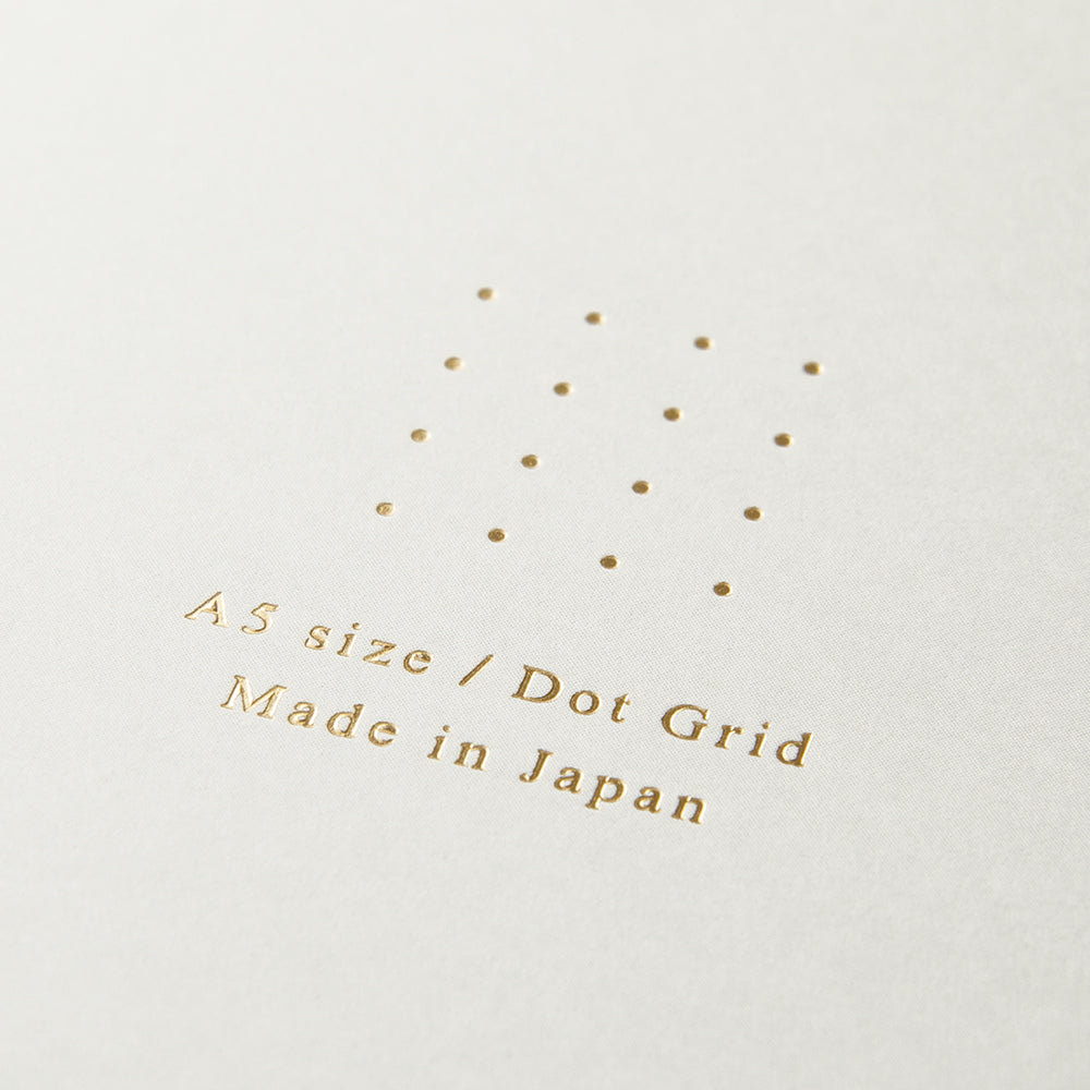 Midori | Ring notebook <A5> Color Dot Grid | White