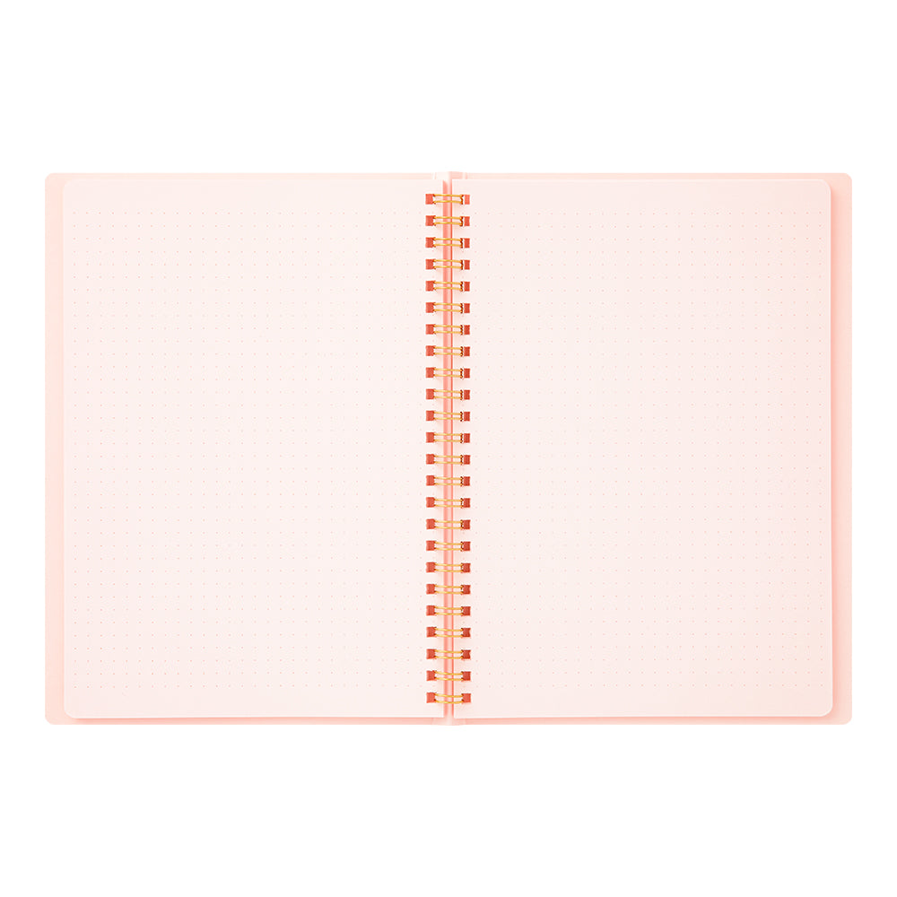 Midori | Ring notebook <A5> Color Dot Grid | Pink
