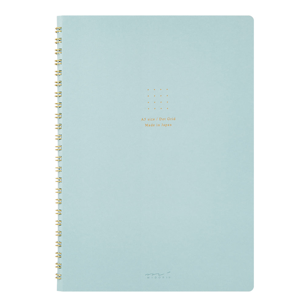 Midori | Ring notebook <A5> Colour Dot Grid | Blue