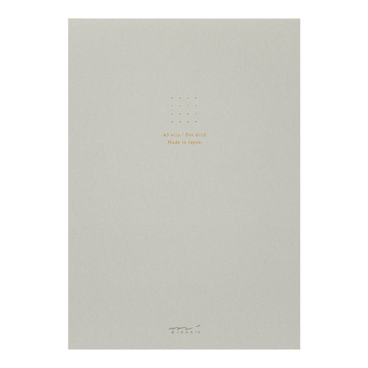 Midori | Paper Pad Notebook <A5> Dot Grid | Grey