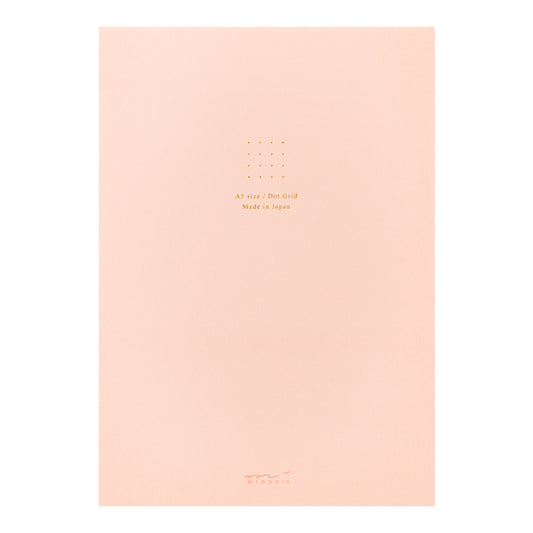 Midori | Paper Pad Notebook <A5> Dot Grid | Pink