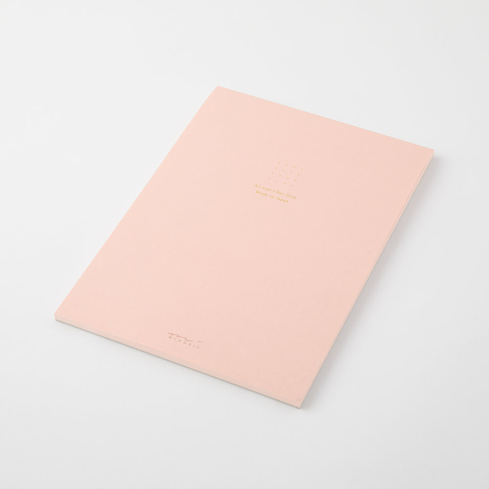 Midori | Paper Pad Notebook <A5> Dot Grid | Pink