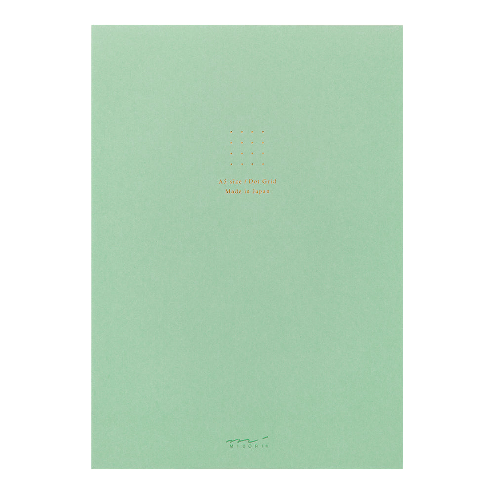 Midori | Paper Pad Notebook <A5> Dot Grid | Green