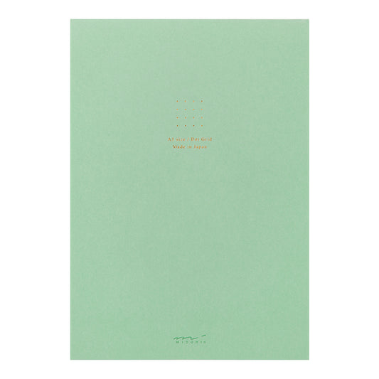 Midori | Paper Pad Notebook <A5> Dot Grid | Green