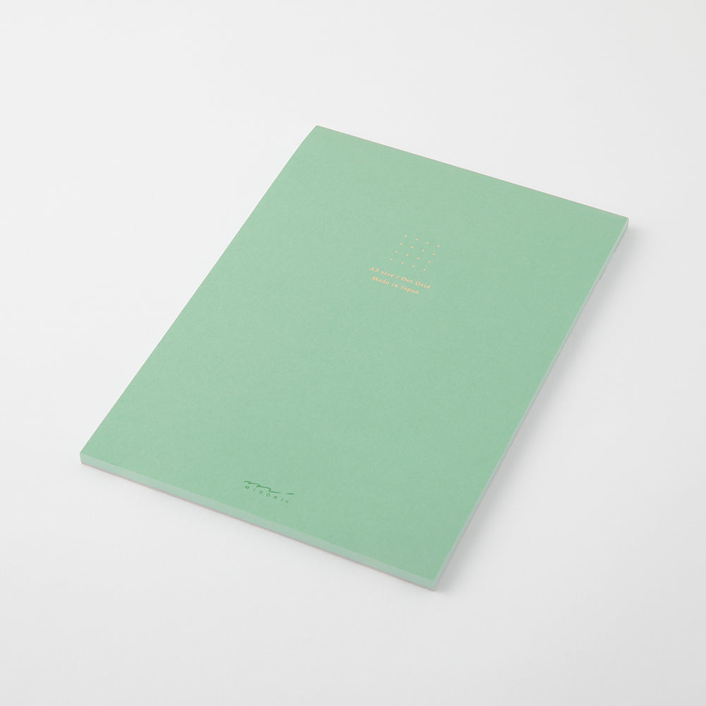 Midori | Paper Pad Notebook <A5> Dot Grid | Green