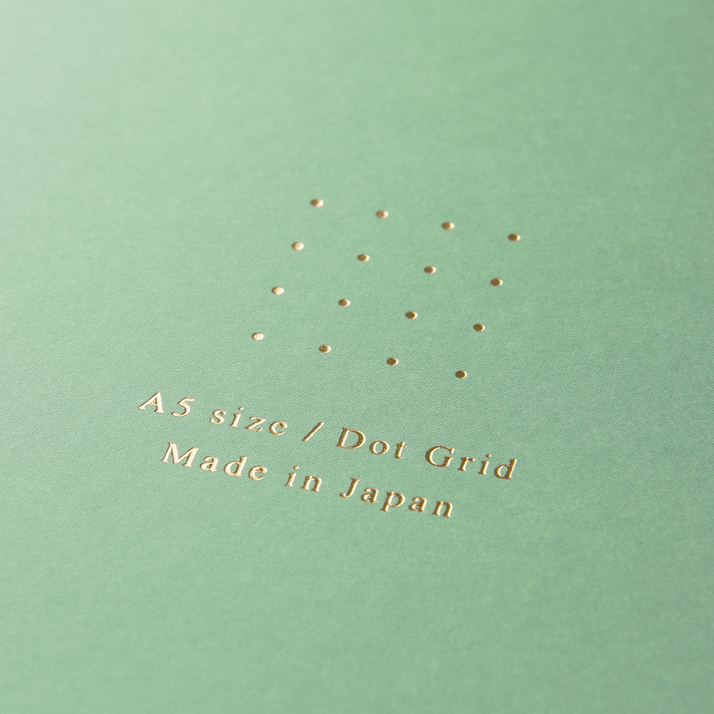 Midori | Paper Pad Notebook <A5> Dot Grid | Green